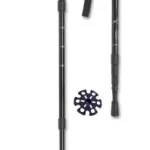 baston trekking aluminio 4 tramos