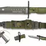 cuchillo rui verde bayoneta