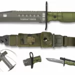cuchillo rui verde bayoneta