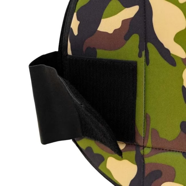 Protector de pecho reversible, camuflaje y negro